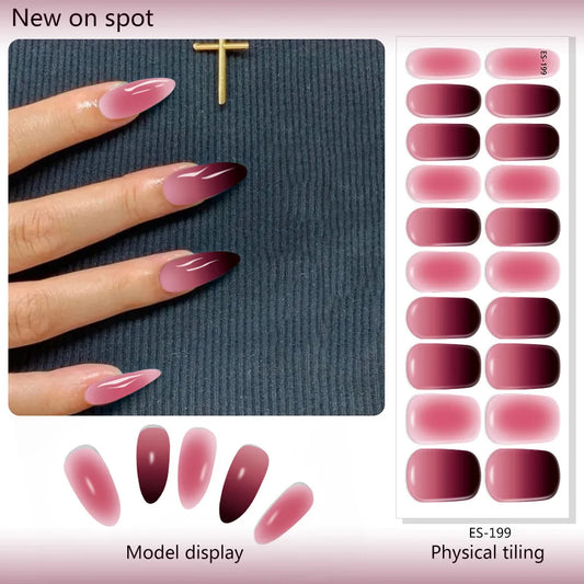 Gradient Semi-Cured Nail