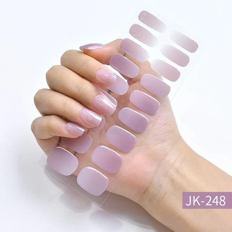 16/20Tips Semi-Cured Nail