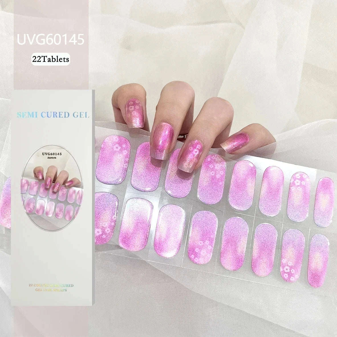 Gradient Semi-Cured Nail