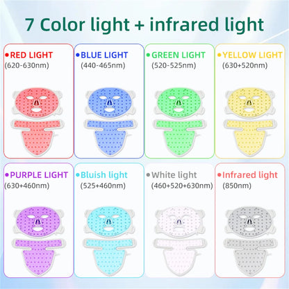 LED Facial Mask with Neck