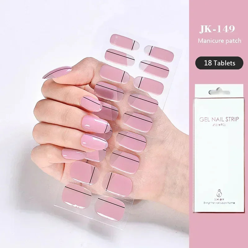 Gel Nail Stickers for UV Lamp