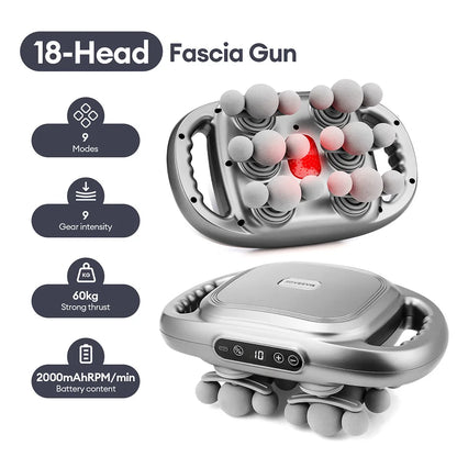 42-Heads Fascia Gun High-Frequency Vibration Body Massage