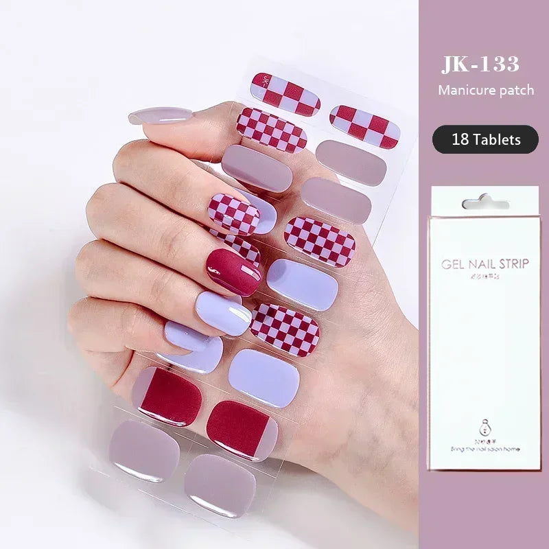 Gel Nail Stickers for UV Lamp