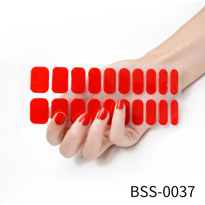 Gradient Semi-Cured Nail