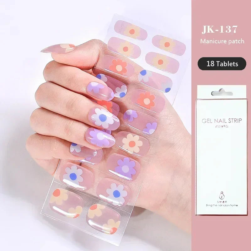 Gel Nail Stickers for UV Lamp