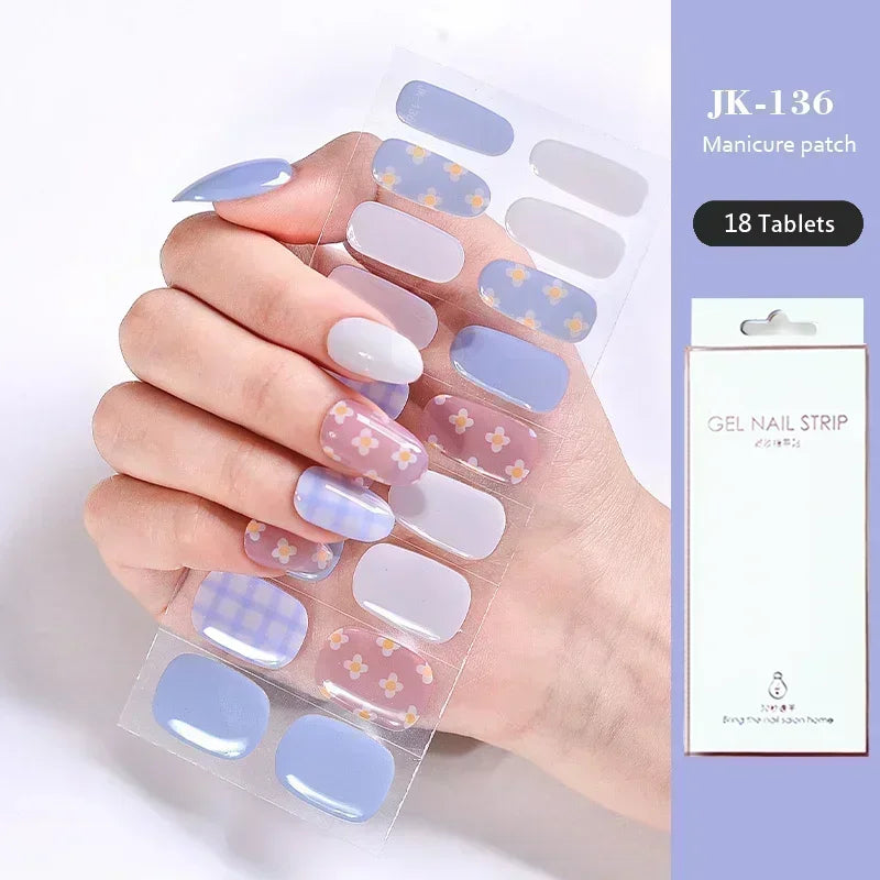 Gel Nail Stickers for UV Lamp