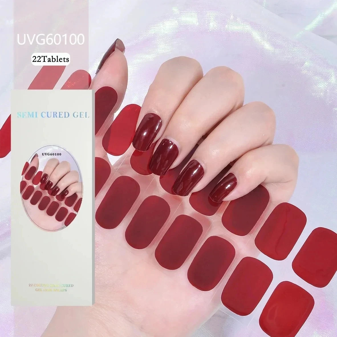 Gradient Semi-Cured Nail