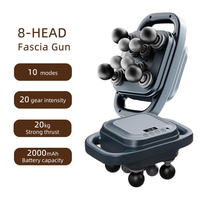 42-Heads Fascia Gun High-Frequency Vibration Body Massage