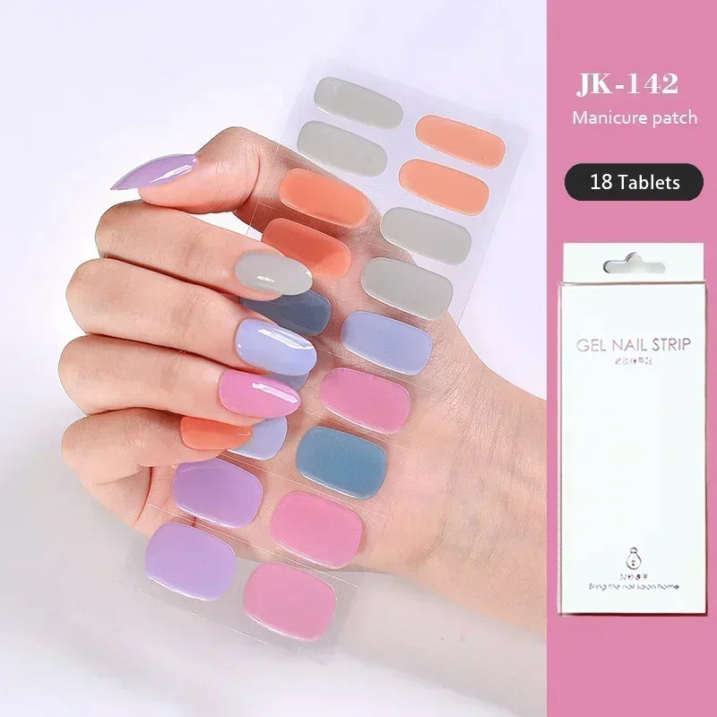 Gel Nail Stickers for UV Lamp