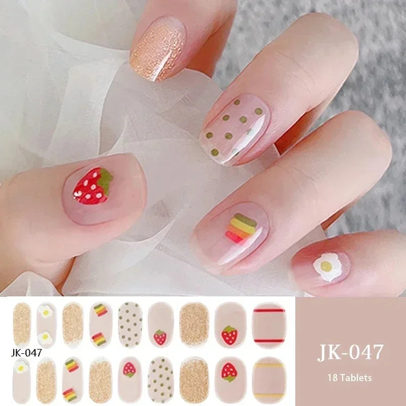 16/20Tips Semi-Cured Nail