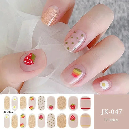 16/20Tips Semi-Cured Nail