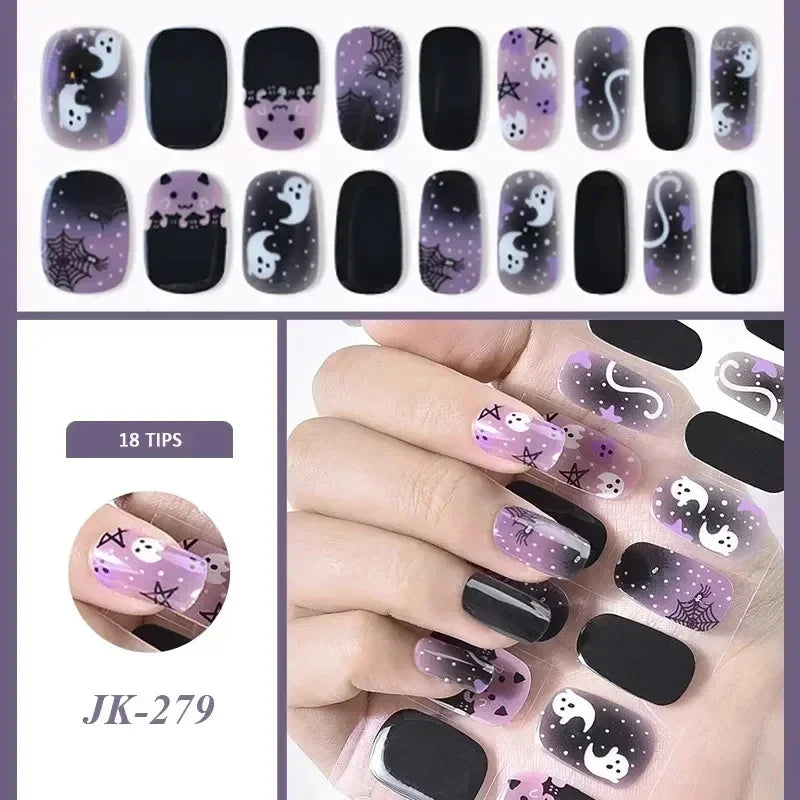 16/20Tips Semi-Cured Nail