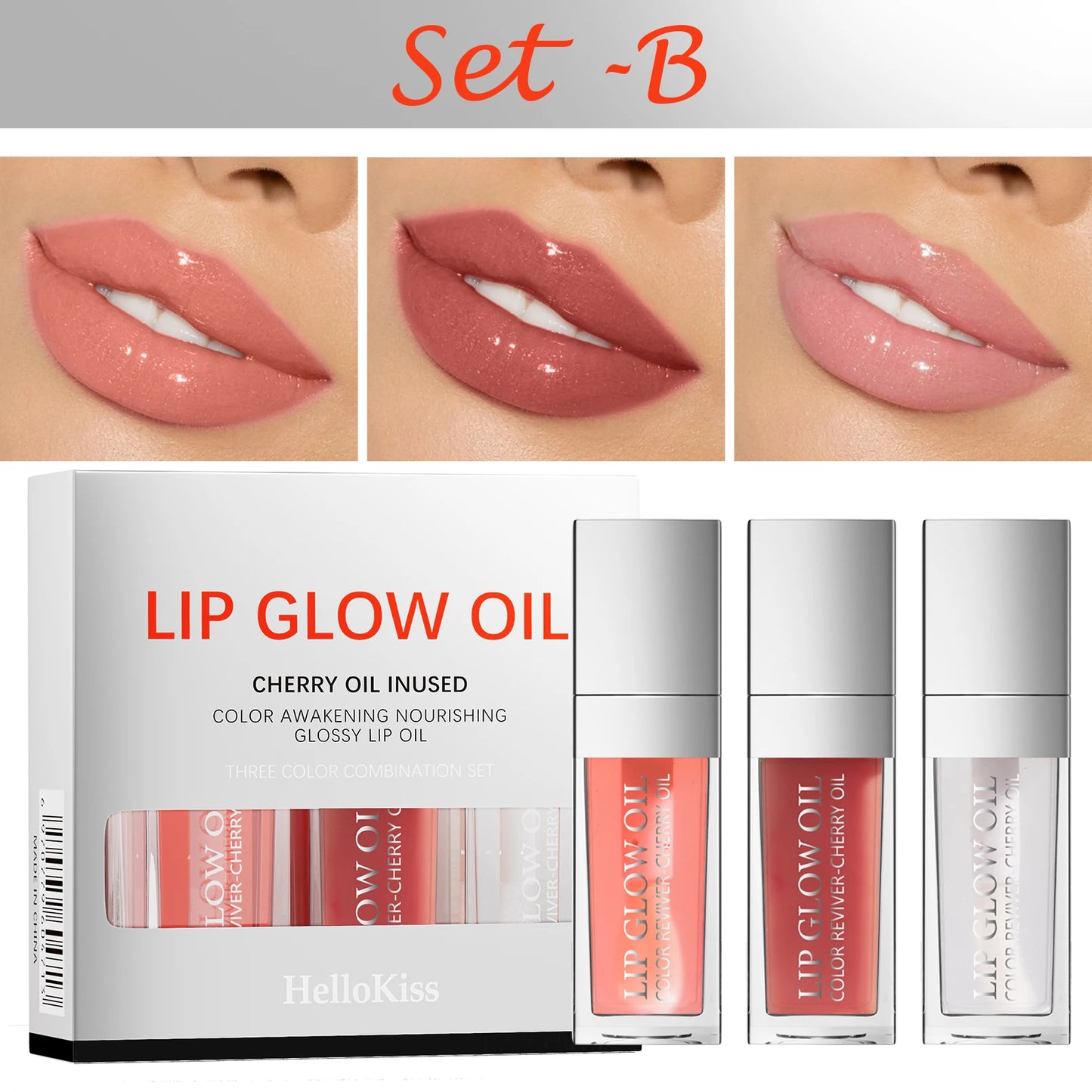 Set Crystal Jelly Moisturizing Lip Oil