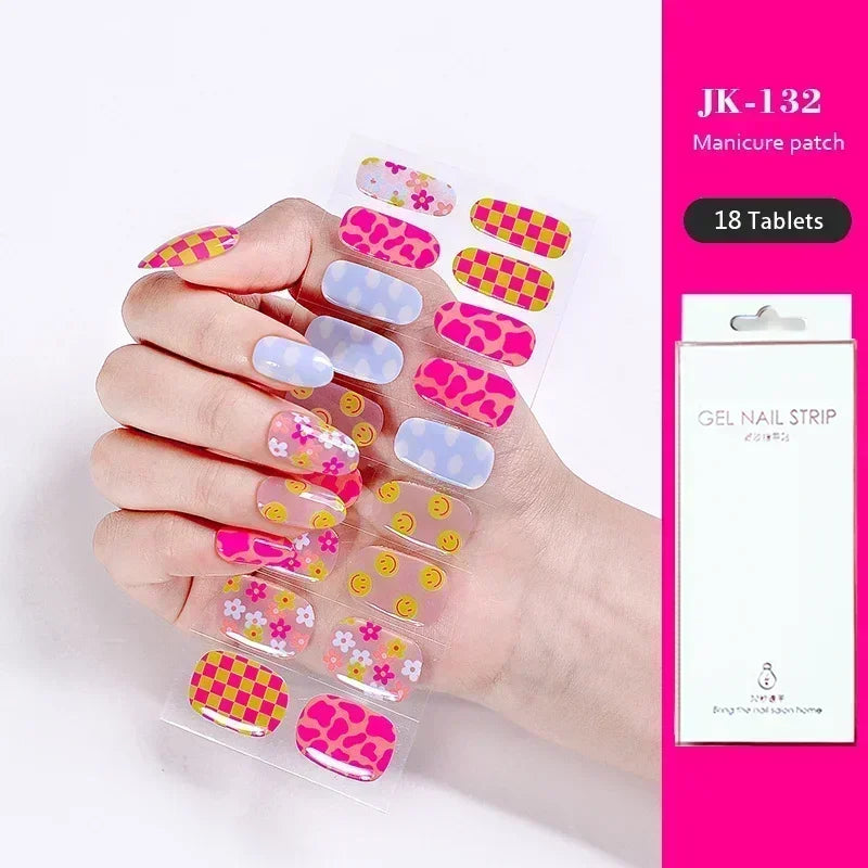 Gel Nail Stickers for UV Lamp