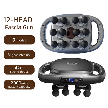 42-Heads Fascia Gun High-Frequency Vibration Body Massage