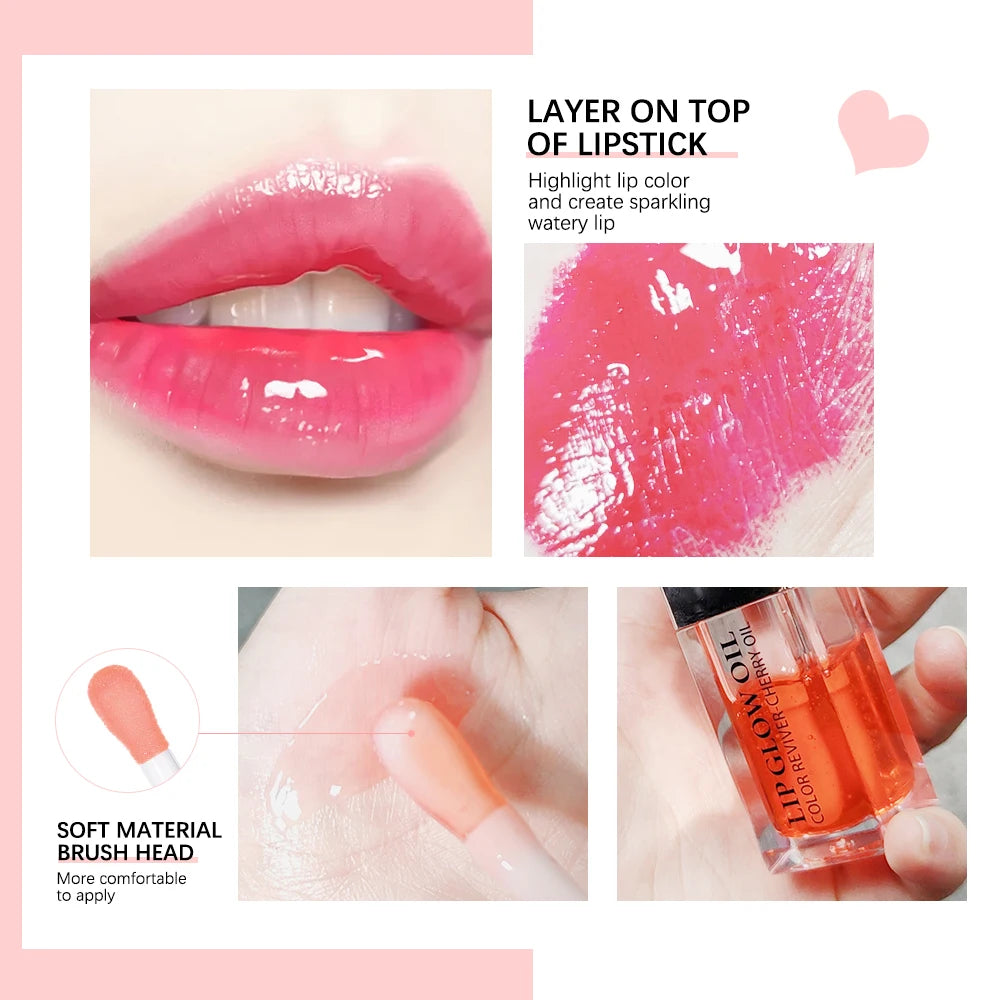 Crystal Jelly Moisturizing Lip Oil Plumping Lip Gloss