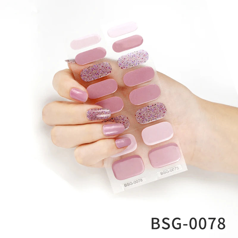 Gradient Semi-Cured Nail