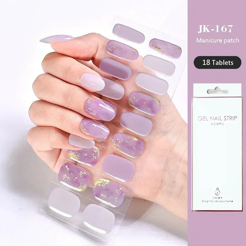 Gel Nail Stickers for UV Lamp