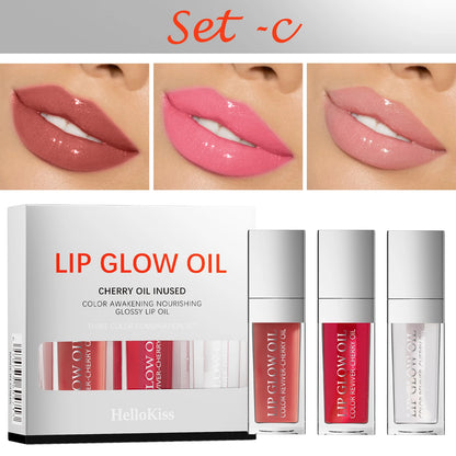 Set Crystal Jelly Moisturizing Lip Oil