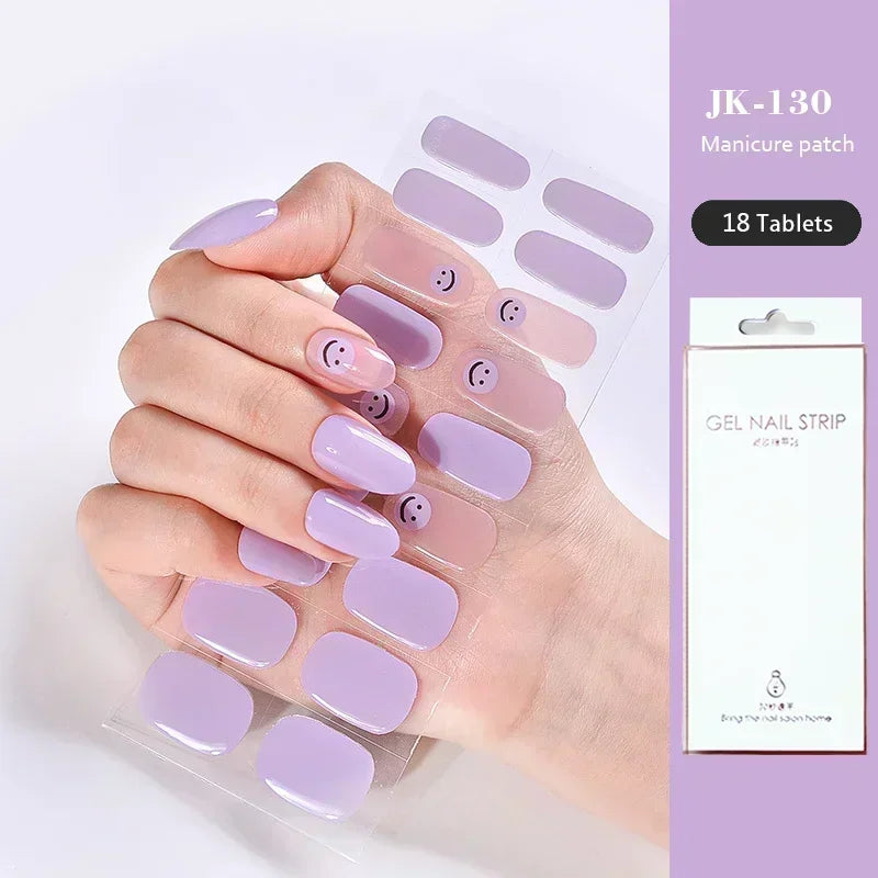 Gel Nail Stickers for UV Lamp