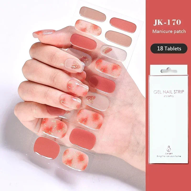 Gel Nail Stickers for UV Lamp