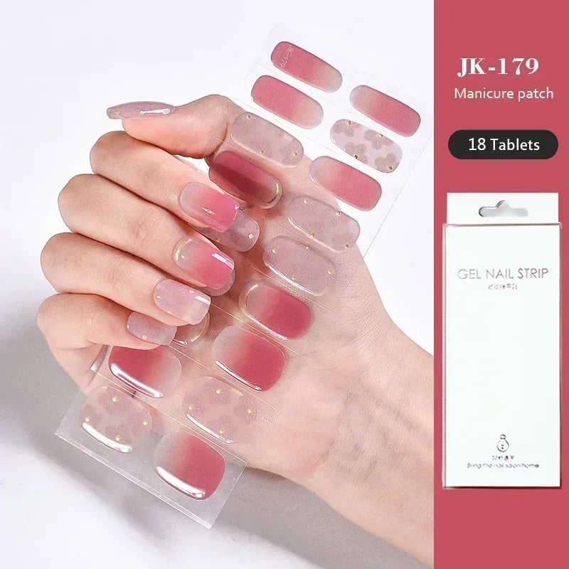 Gel Nail Stickers for UV Lamp