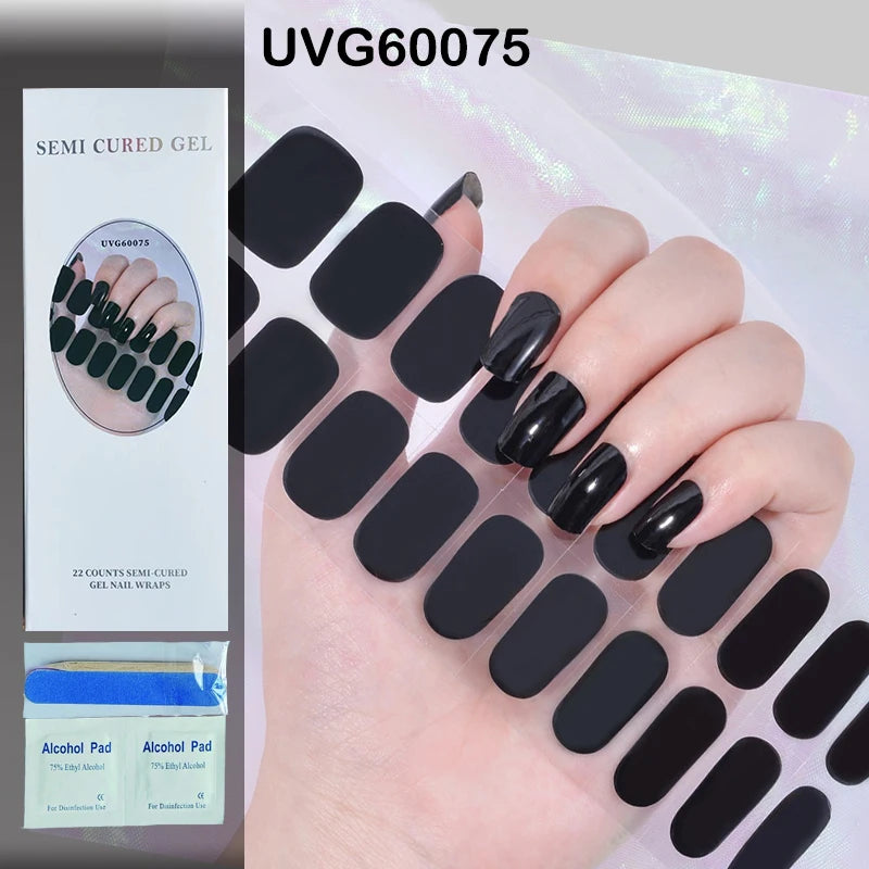 Gradient Semi-Cured Nail