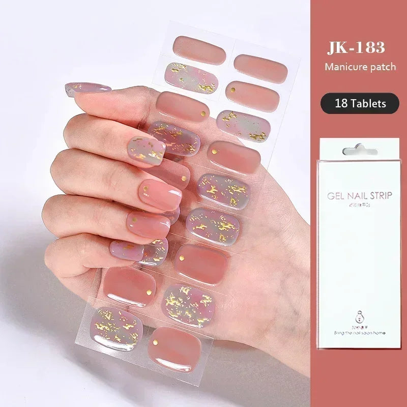 Gel Nail Stickers for UV Lamp