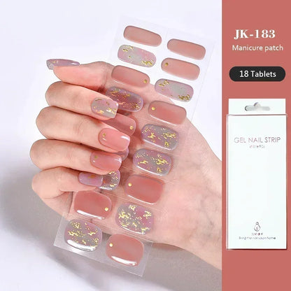 Gel Nail Stickers for UV Lamp