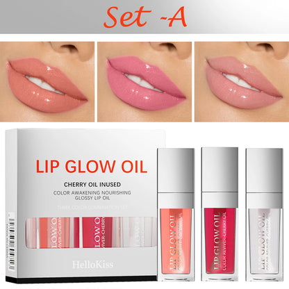 Set Crystal Jelly Moisturizing Lip Oil