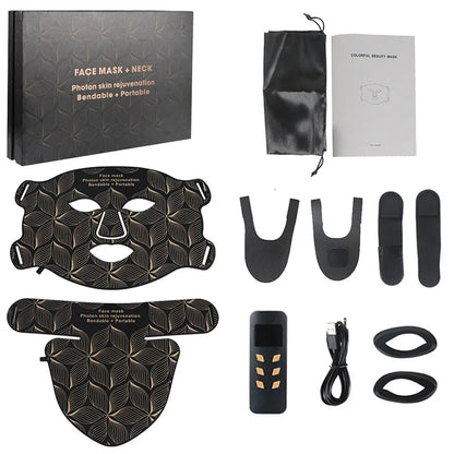 LED Facial Mask with Neck