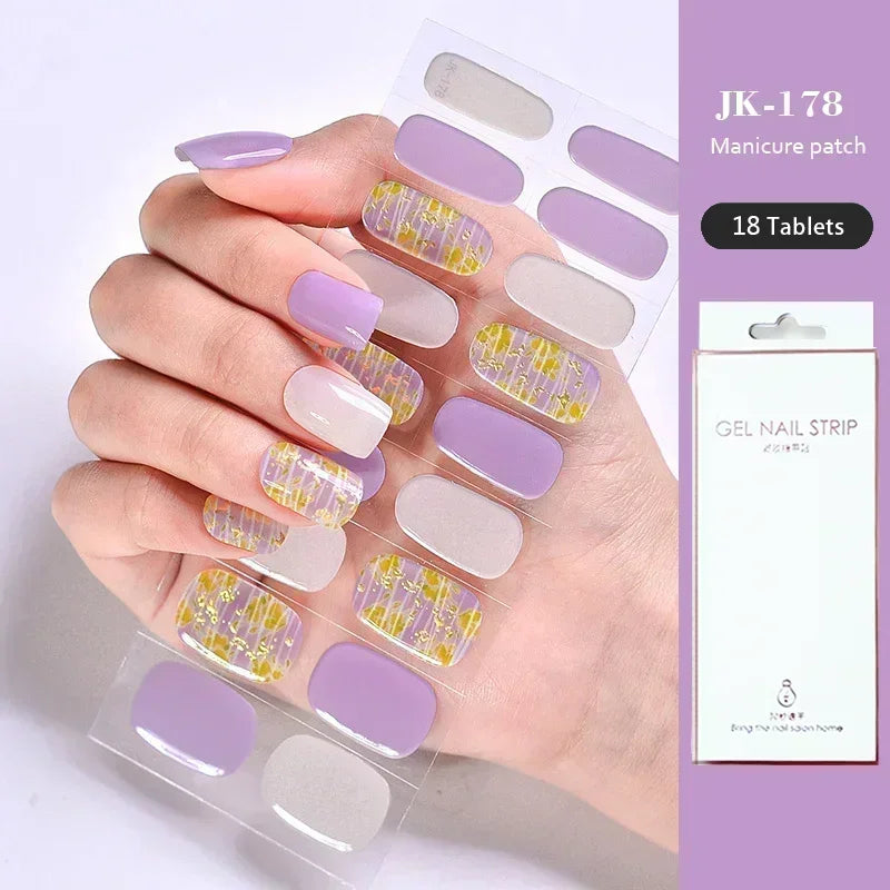Gel Nail Stickers for UV Lamp
