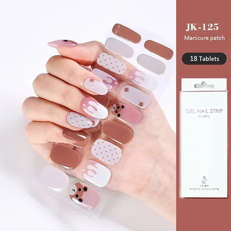Gel Nail Stickers for UV Lamp