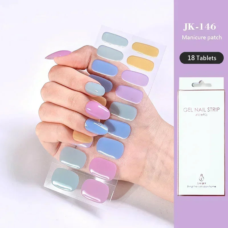 Gel Nail Stickers for UV Lamp