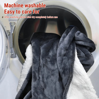 Electric Wearable Blanket with Sleeves Hood and Foot Pocket