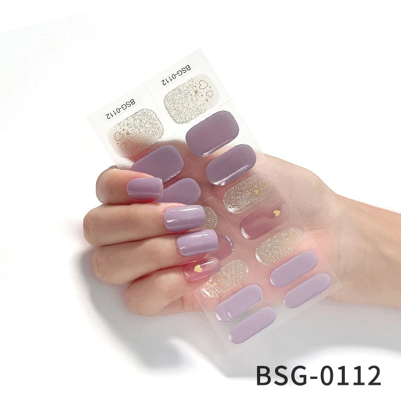 Gradient Semi-Cured Nail