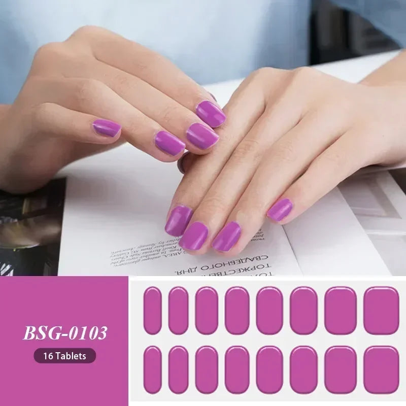 Gradient Semi-Cured Nail