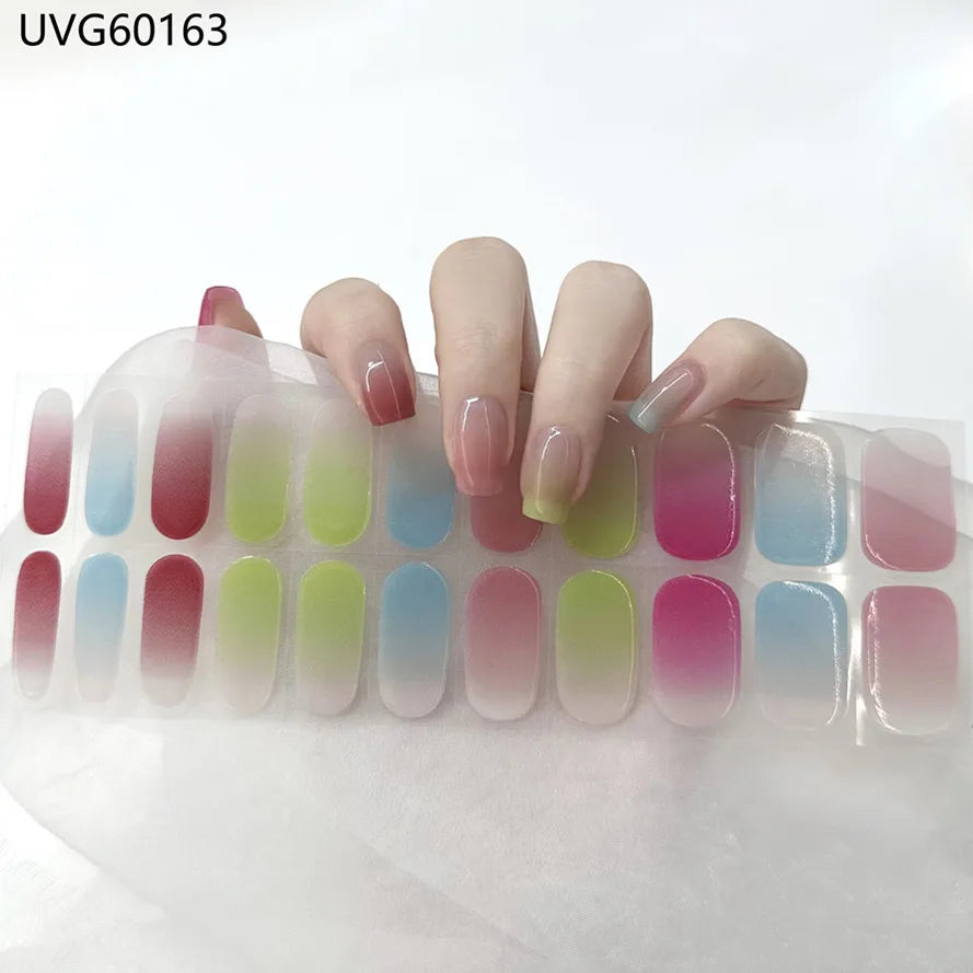 Gradient Semi-Cured Nail