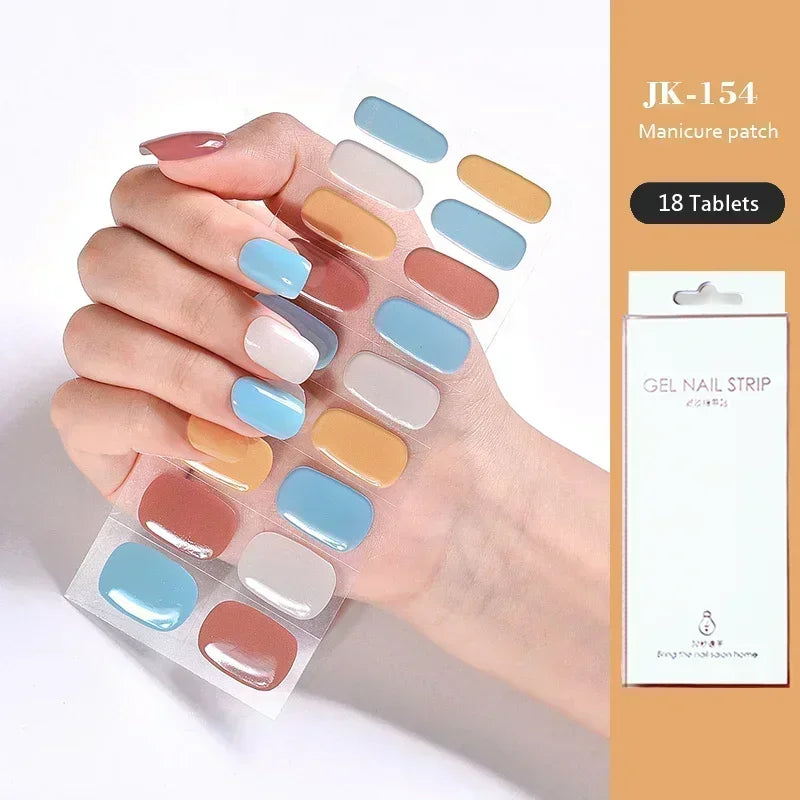 Gel Nail Stickers for UV Lamp