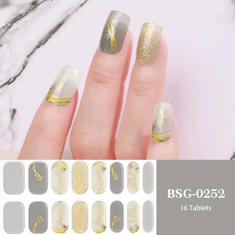 Gradient Semi-Cured Nail