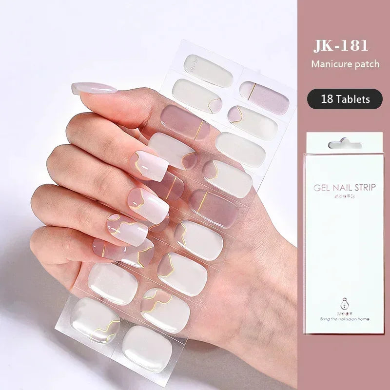 Gel Nail Stickers for UV Lamp