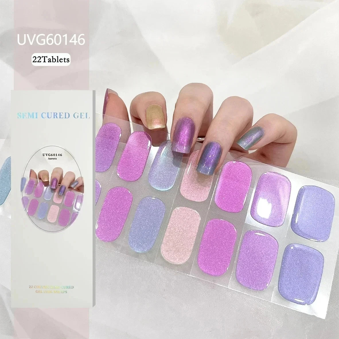 Gradient Semi-Cured Nail