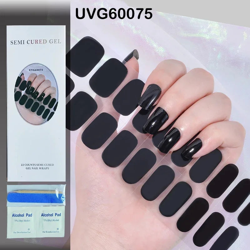 16/20Tips Semi-Cured Nail