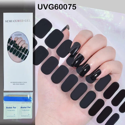 16/20Tips Semi-Cured Nail