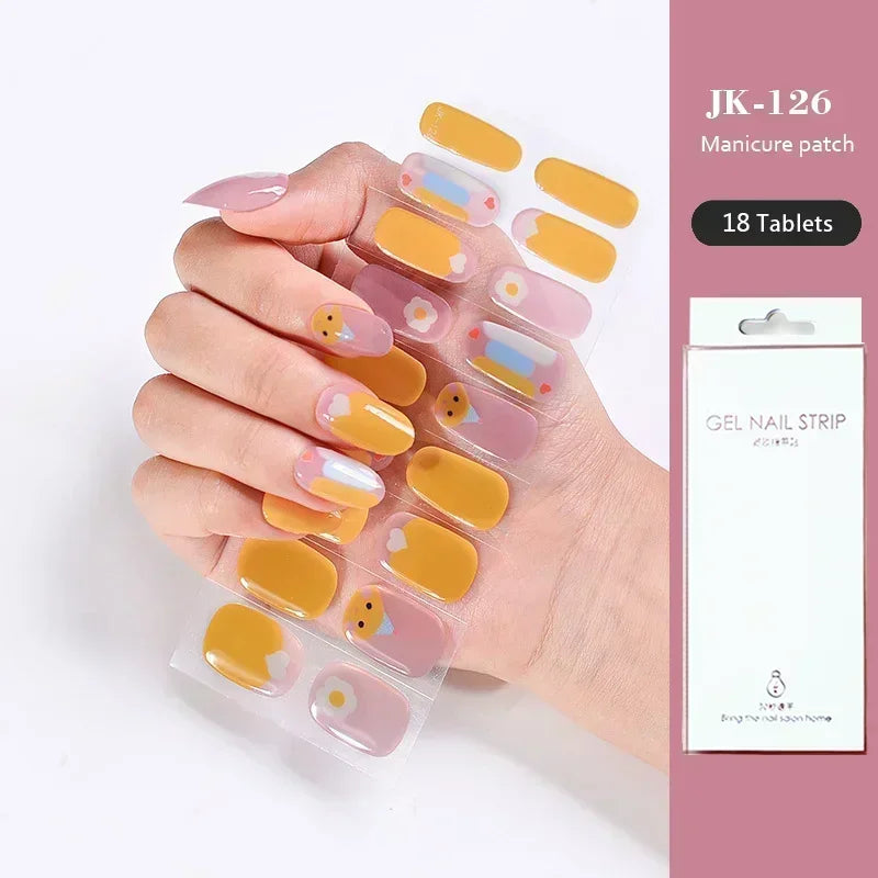 Gel Nail Stickers for UV Lamp