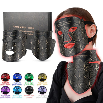 LED Facial Mask with Neck
