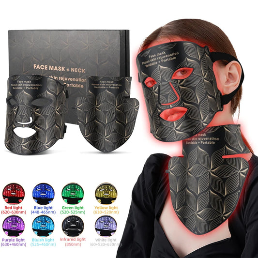 LED Facial Mask with Neck
