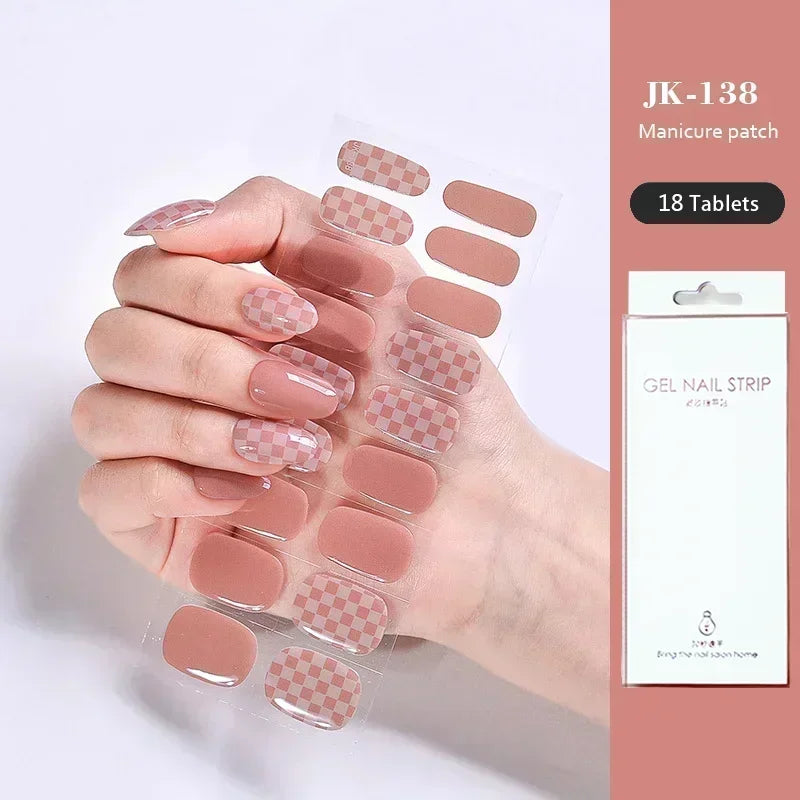 Gel Nail Stickers for UV Lamp