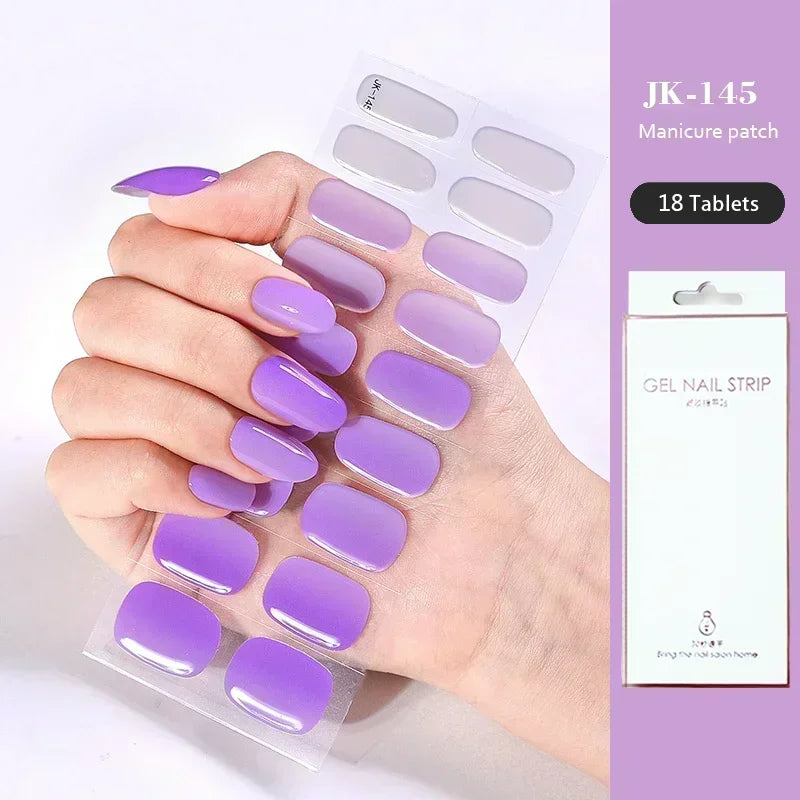 Gel Nail Stickers for UV Lamp