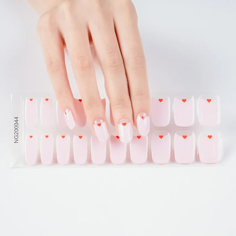 16/20Tips Semi-Cured Nail